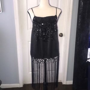 Beautiful black fringe top 🖤
